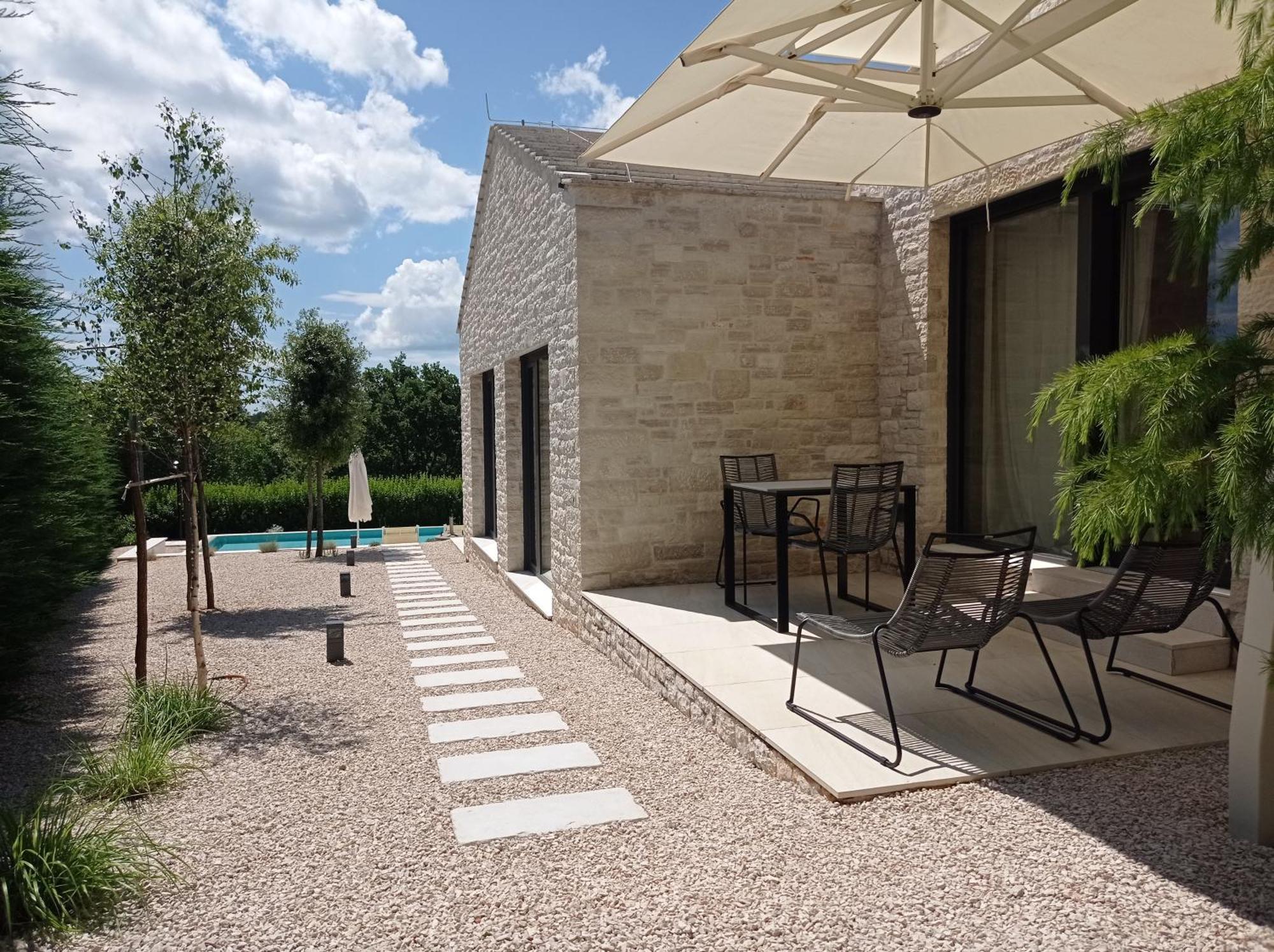 Villa Terra Histria - Boutique Stone House Oprtalj Exterior foto